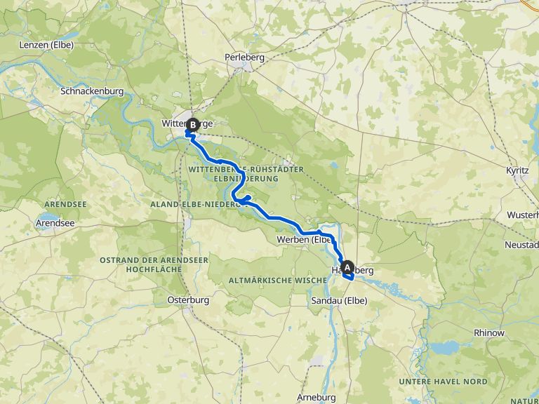 🇩🇪 3. Etappe Tour Brandenburg HavelbergWittenberge Fahrradtour Komoot